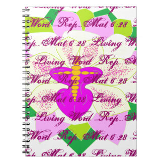 Mat 6:28 notebook