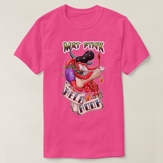 Mat Fink Hell Hook Heel hook T-Shirt (Design Front)