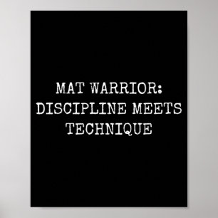 Mat Warrior_ Discipline Meets Technique Brazilian Poster