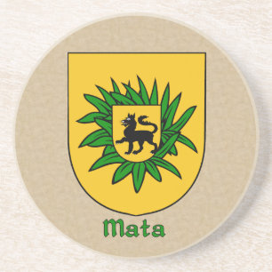 Mata Heraldic Shield Coaster
