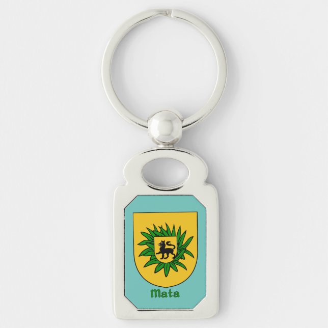 Mata Historical Shield Key Ring (Front)