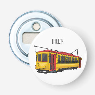 Mata trolley cartoon illustration bottle opener