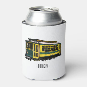 Mata trolley cartoon illustration can cooler