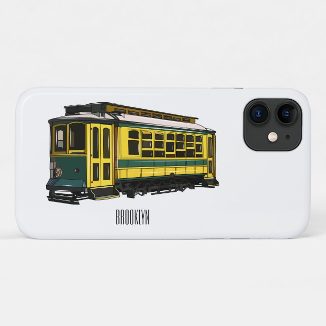 Mata trolley cartoon illustration Case-Mate iPhone case (Back (Horizontal))