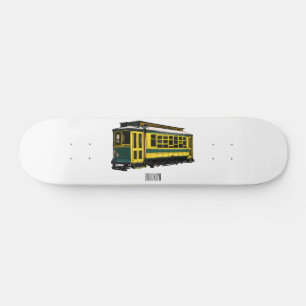 Mata trolley cartoon illustration skateboard