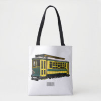 Mata trolley cartoon illustration