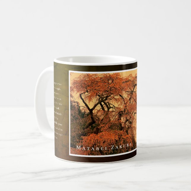 Matabei-Zakura Weeping Cherry Tree Coffee Mug (Front Left)