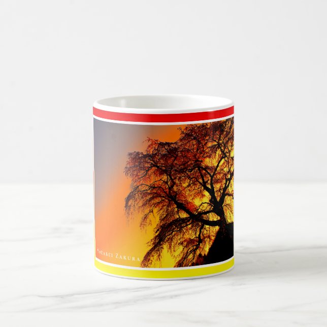 Matabei-Zakura Weeping Cherry Tree Coffee Mug (Center)