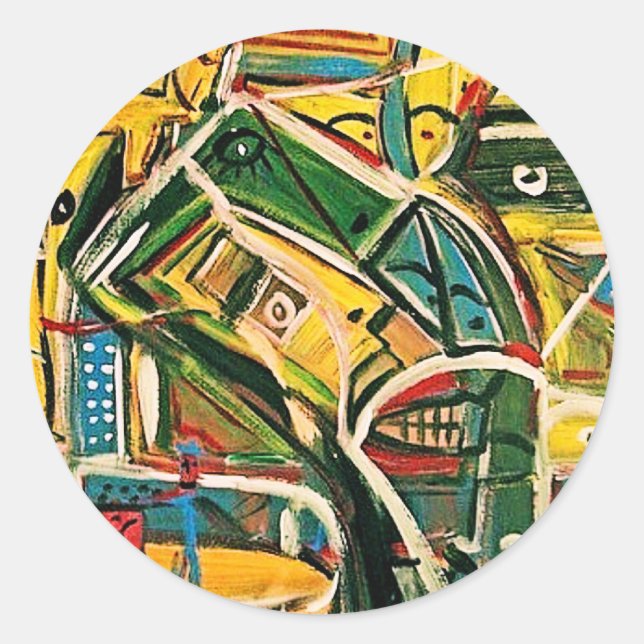 MATADORS CLASSIC ROUND STICKER (Front)