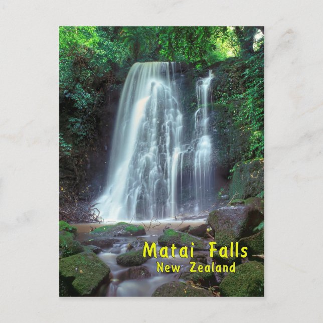 Matai Falls Postcard (Front)