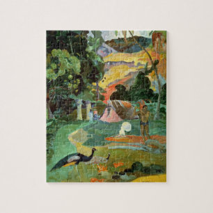 Matamoe or, Landscape with Peacocks, 1892 Jigsaw Puzzle