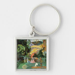 Matamoe or, Landscape with Peacocks, 1892 Key Ring
