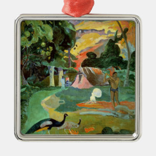 Matamoe or, Landscape with Peacocks, 1892 Metal Ornament