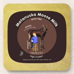 Matanuska Moose Milk Coaster