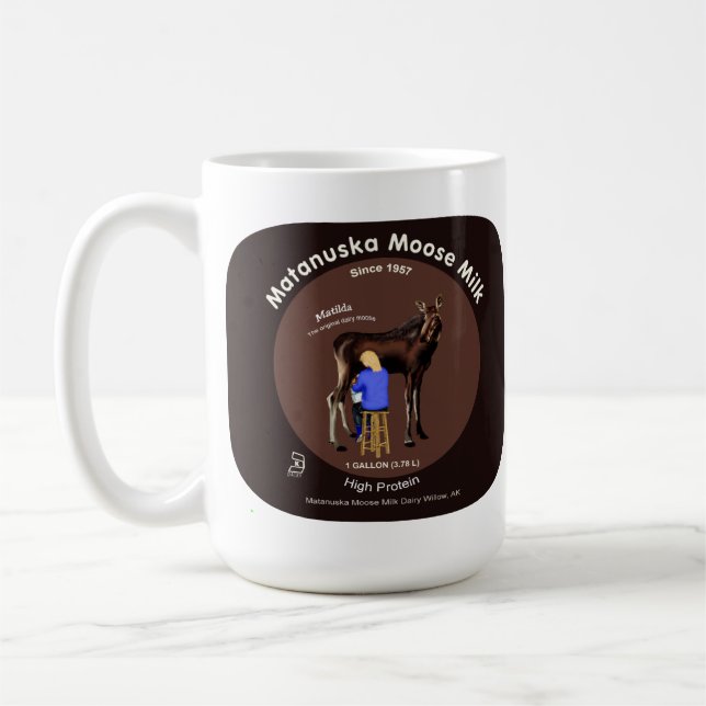 Matanuska Moose Milk Coffee Mug (Left)