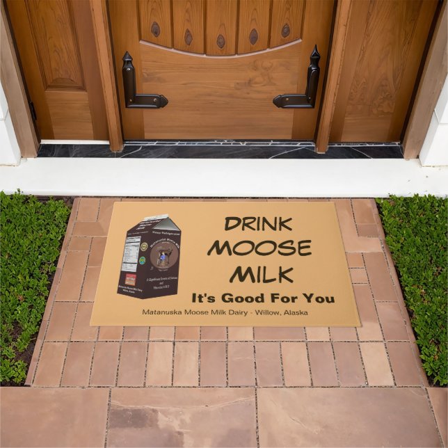 Matanuska Moose Milk Doormat (Outdoor)