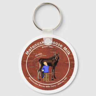 Matanuska Moose Milk Key Ring