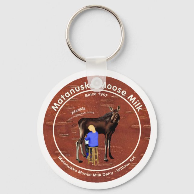 Matanuska Moose Milk Key Ring (Front)