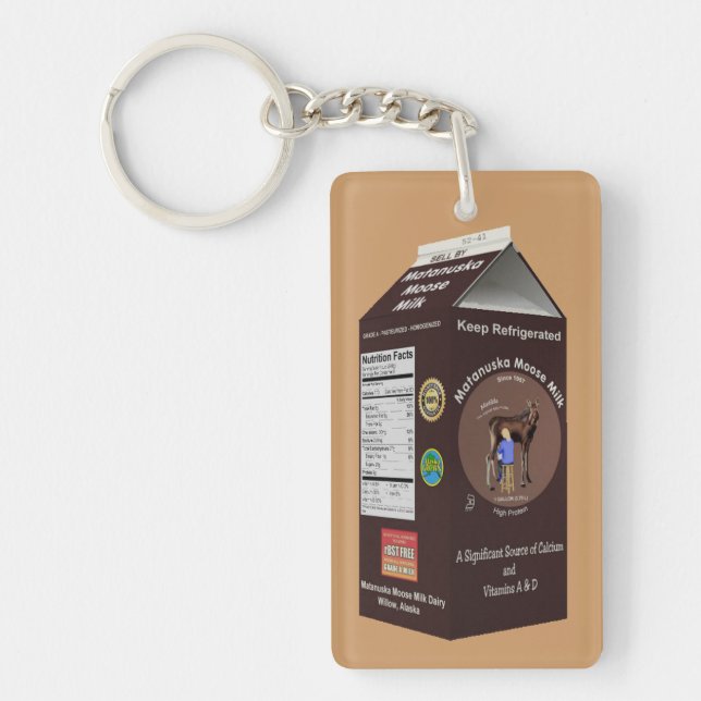 Matanuska Moose Milk Key Ring (Front)