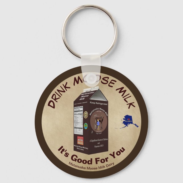 Matanuska Moose Milk Key Ring (Front)