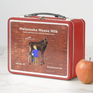 Matanuska Moose Milk Metal Lunch Box