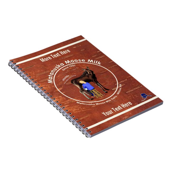 Matanuska Moose Milk Notebook (Right Side)