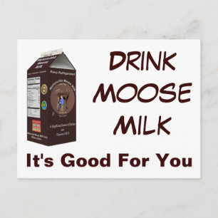 Matanuska Moose Milk Postcard