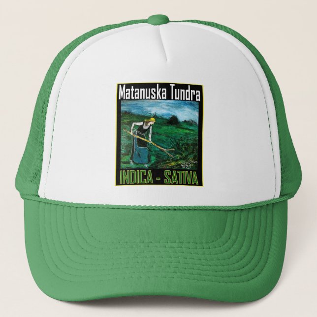 MATANUSKA TUNDRA INDICA SATIVA TRUCKER HAT (Front)