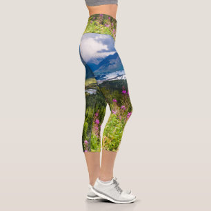 Matanuska Valley, Southcentral Alaska Capri Leggings