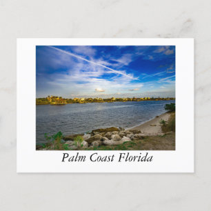 Matanzas River at Palm Coast Florida Postcard