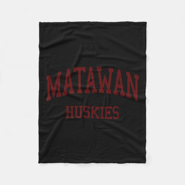 Matawan Regional High School Hs Aberdeen Nj Retro  Fleece Blanket (Front)