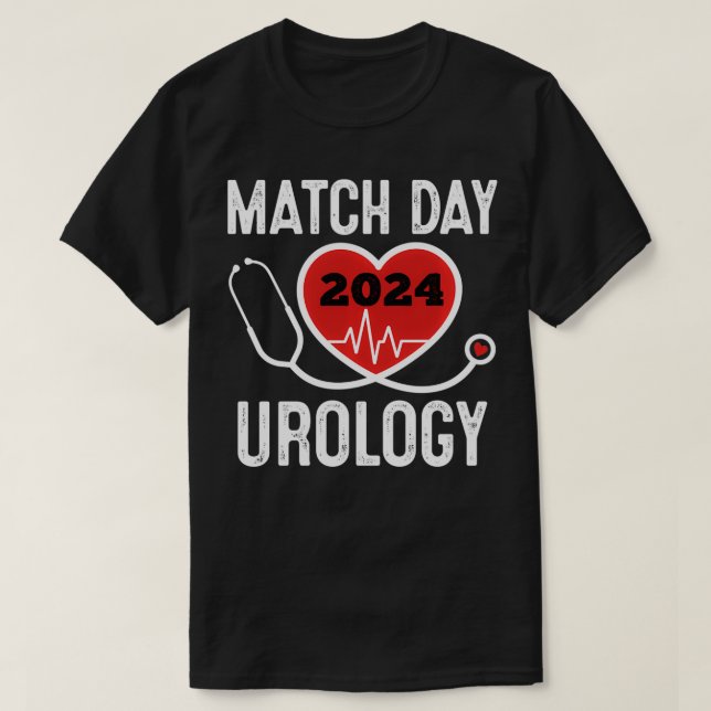 Match Day 2024 Urology Residency Physician  T-Shirt (Design Front)