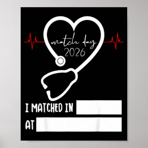 Match Day 2026 Future Doctor Physician Residency F Poster