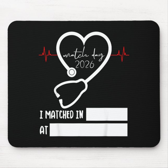 Match Day 2026 Future Doctor Physician Residency Mouse Pad (Front)