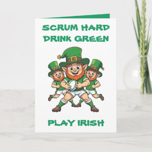 Match Day Mischief Meets St Patricks Weekend Card