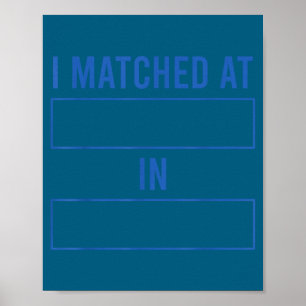 Match day residency 2026 doctor matched medical poster