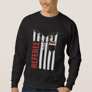 Match director referee sport womens sweatshirt