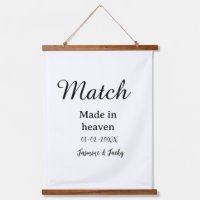 Match made in heaven add name date simple calligra
