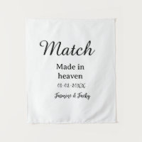 Match made in heaven add name date simple calligra