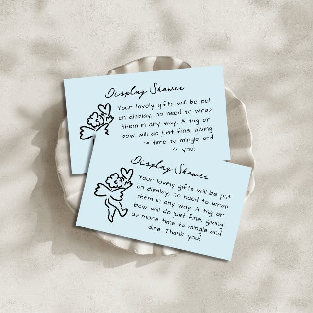 Match Made In Heaven Display Bridal Shower  Enclosure Card (Creator Uploaded)