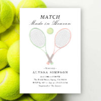 Match Made in Heaven Tennis Bridal Shower