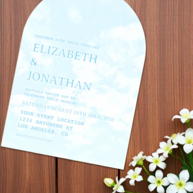 Match Made In Heaven Wedding Acrylic Invitations (Creator Uploaded)