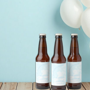 Match Made In Heaven Wedding Beer Bottle Label