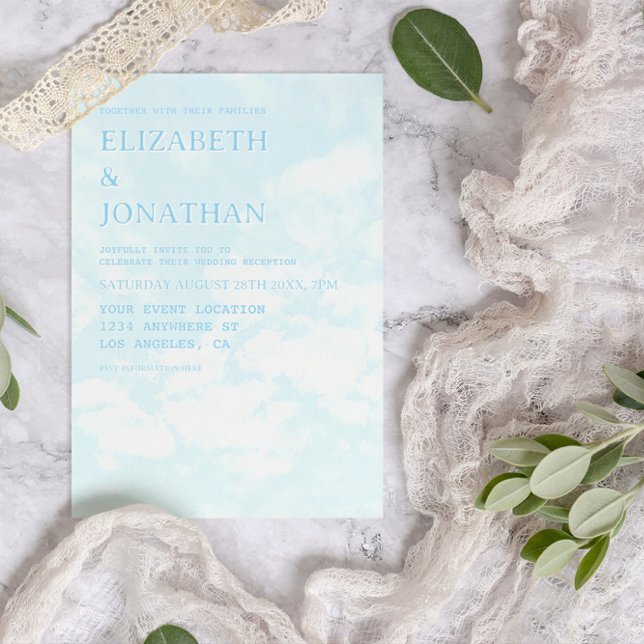 Match Made In Heaven Wedding Reception Invitation (Creator Uploaded)