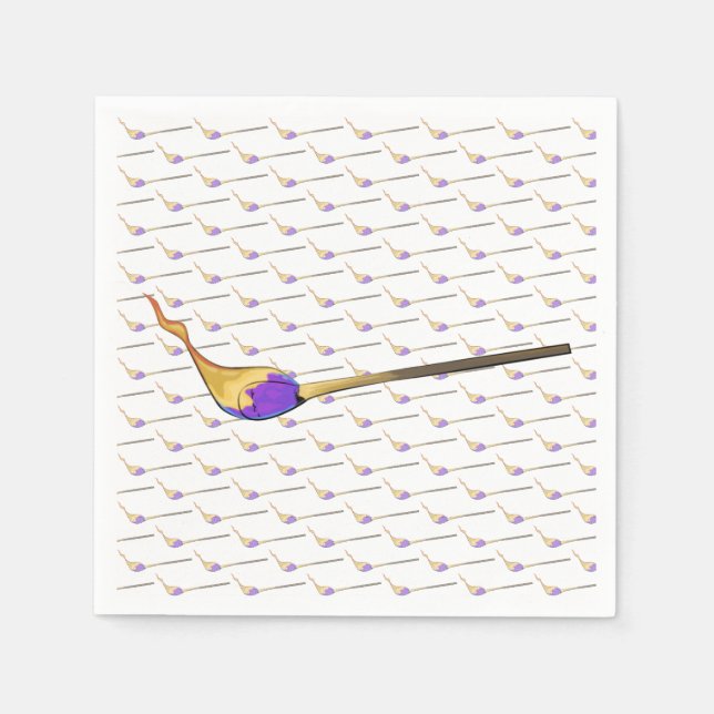 Match Stick Napkin (Front)