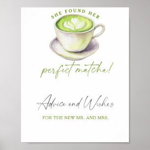 Matcha - Advice and Wishes for Newlyweds Poster