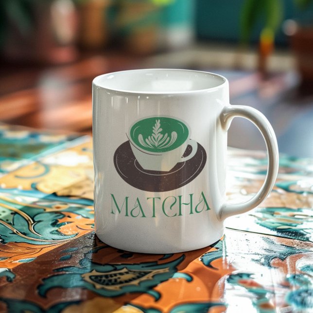 Matcha Boba Tea Coffee Mug (Creator Uploaded)