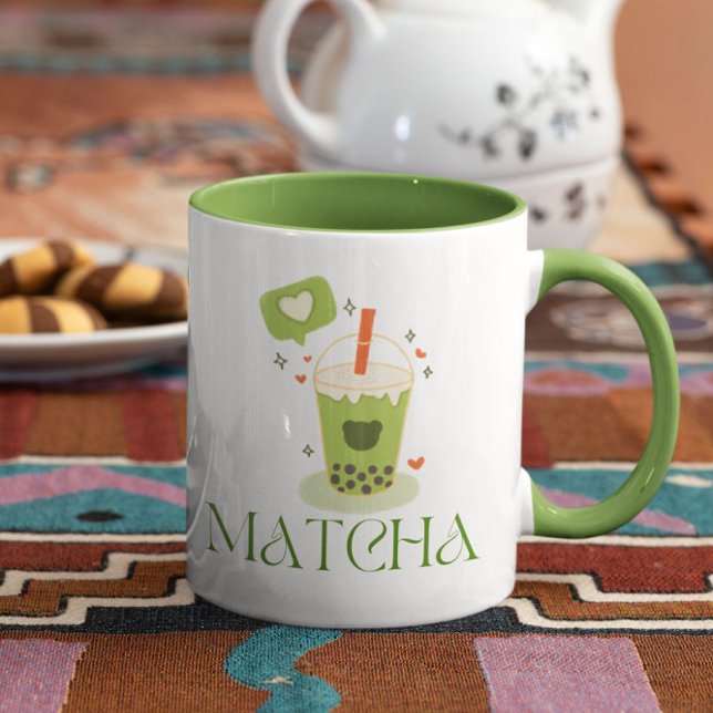 Matcha Boba Tea Mug (Creator Uploaded)