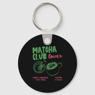 Matcha Club Regular Or Ice Green Tea Matcha Latte Key Ring