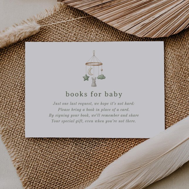 Matcha Coffee Books for Baby Enclosure Card (Zazzle Matcha Coffee Books for Baby Enclosure Card)